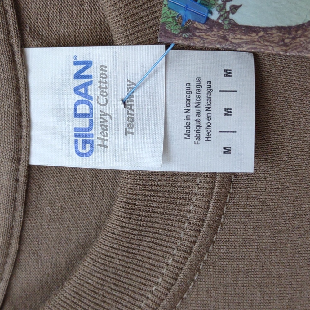 Gildan Advice From Nature - Ohiopyle State Park Cotton Brown SS Graphic Tee NWT - Picture 11 of 15